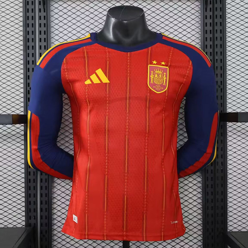 Spagna Spain Home 2 Stars Player Long Sleeve
