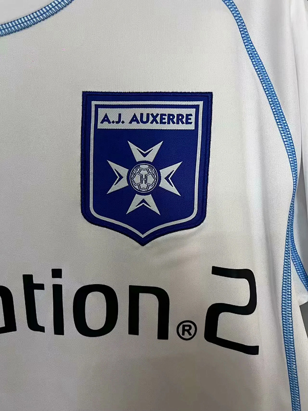 Auxerre Soccer 03/04 Auxerre Home Retro 3