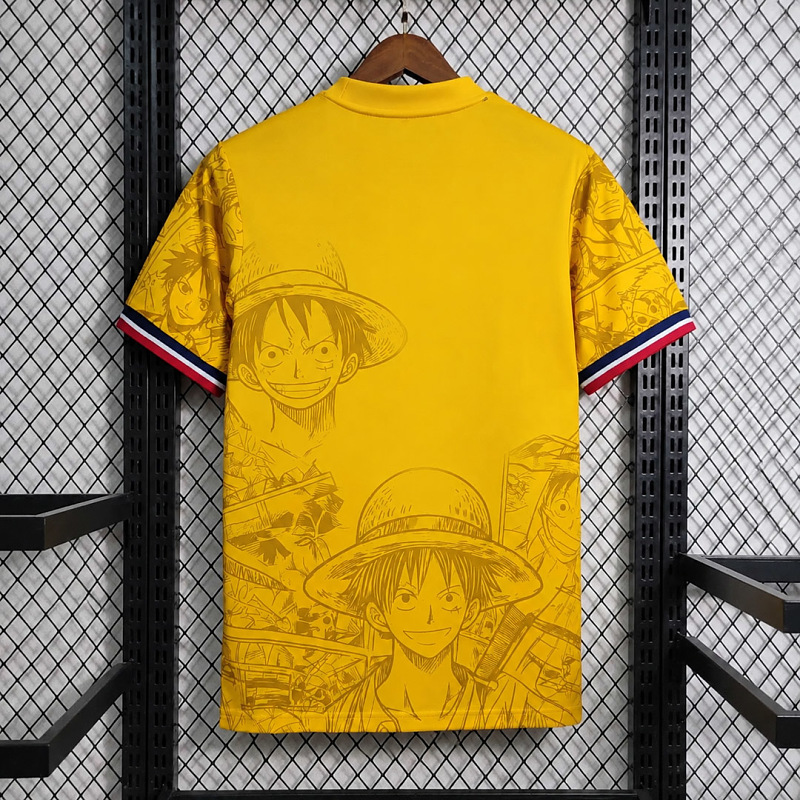 Giappone Japan Red Shirt Luffy Yellow 2