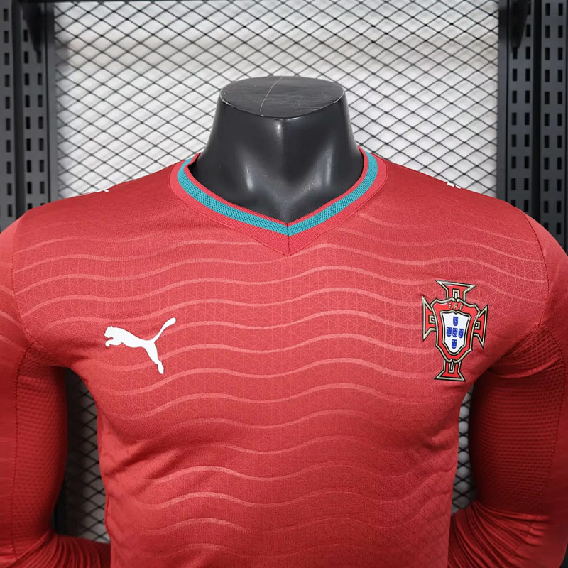 Portogallo Portugal Home Long Sleeve Player 3