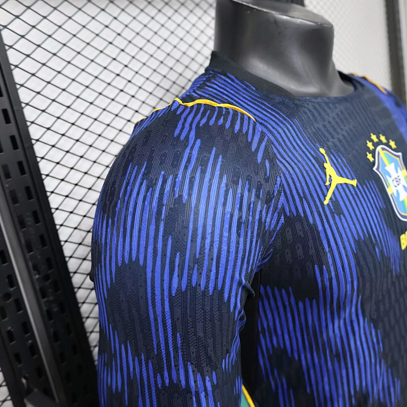 Brasile Brazil Away Player Long Sleeve 6