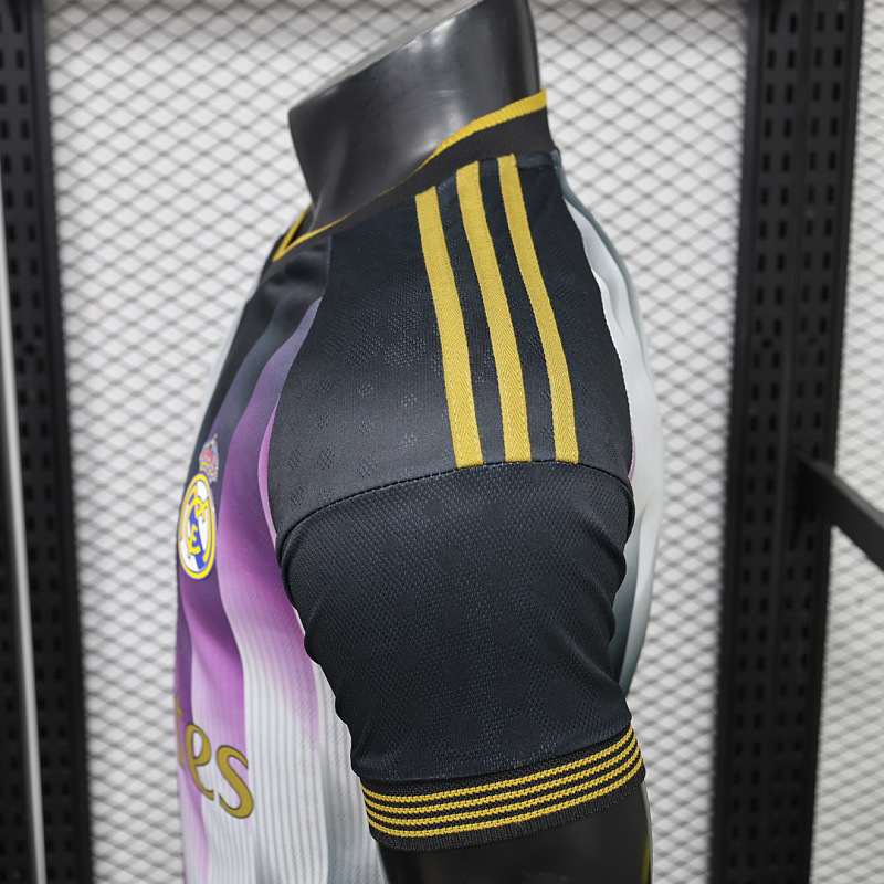 Real Madrid 26/27 Real Madrid Special Player Striped Black and Purple Gold 7