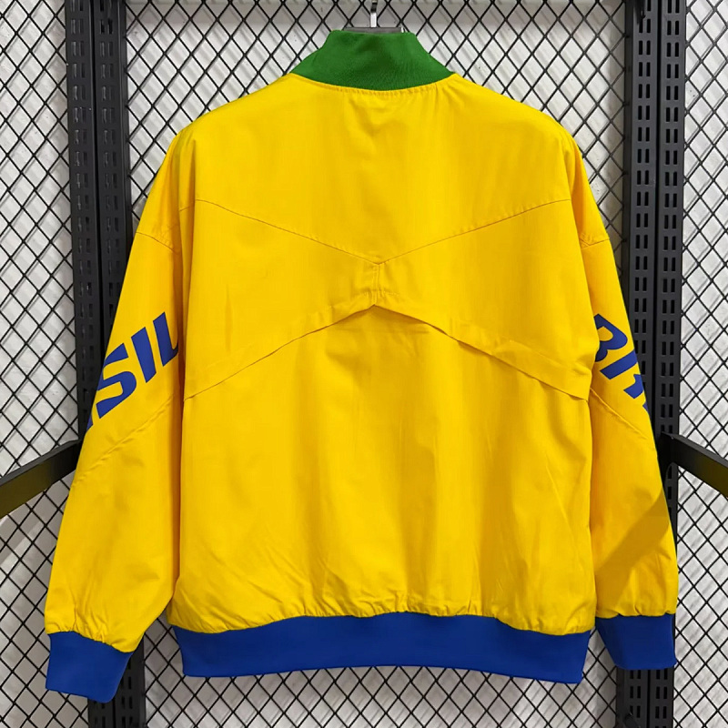 Brasile Brazil Yellow Windbreaker 6