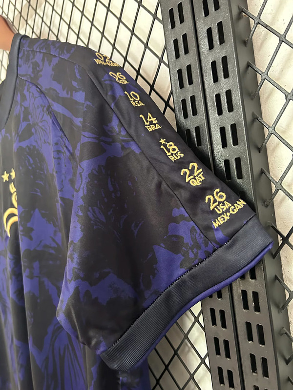 Francia France Special Version Liberty Black Purple Training Shirt 3