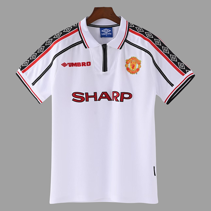 Manchester United 98/99 Manchester United White Retro