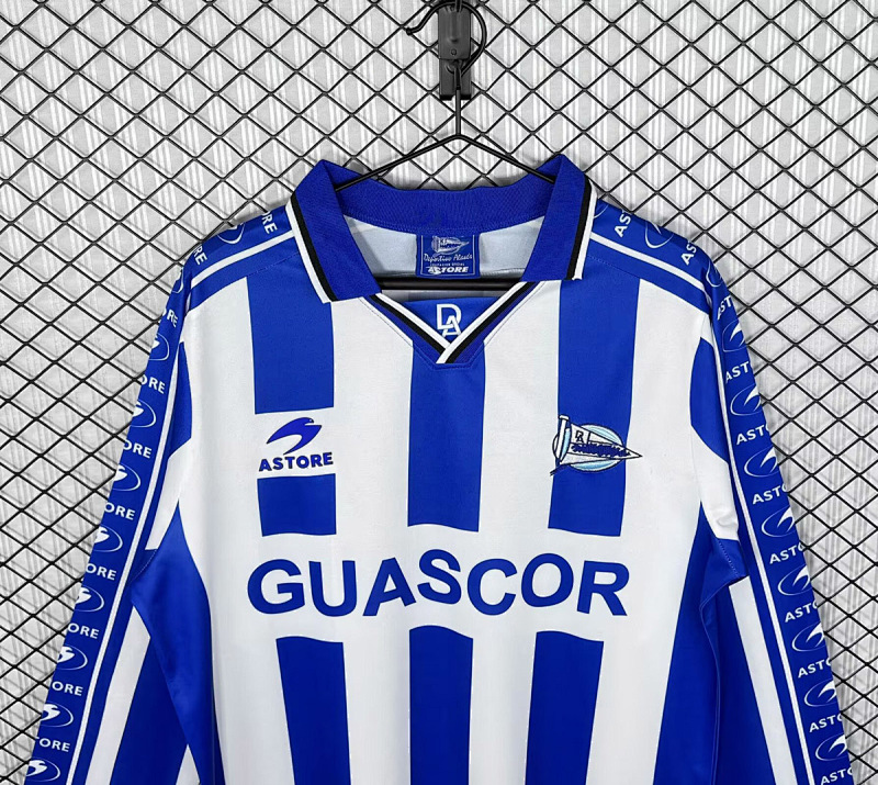 Alaves Long 98/99 Alaves Home Long Sleeve Retro 3