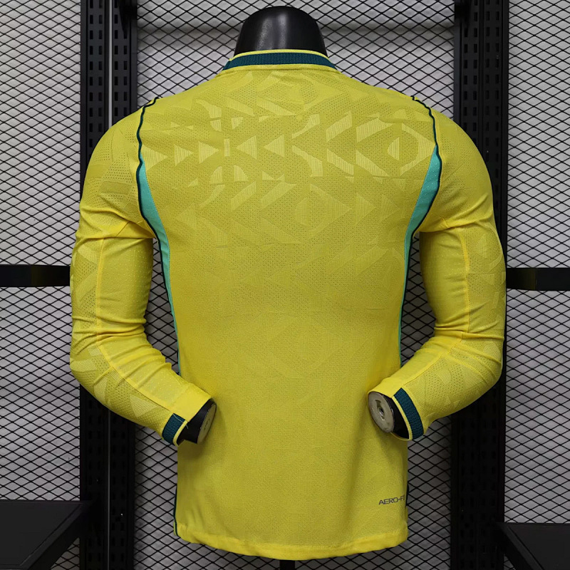 Brasile Brazil Home Player Long Sleeve 11