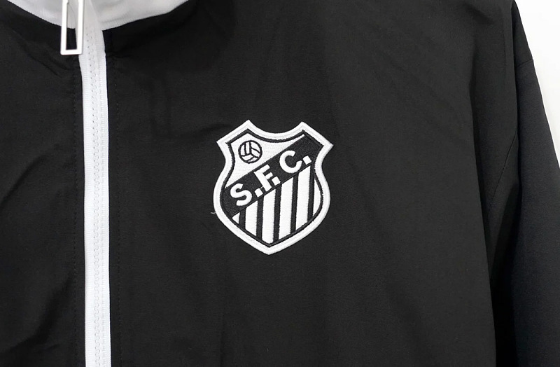 Santos Santos Black Windbreaker 7