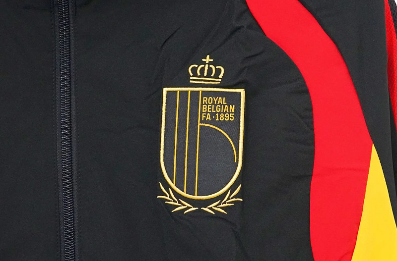 Belgio Belgium Black Red Yellow Windbreaker 5