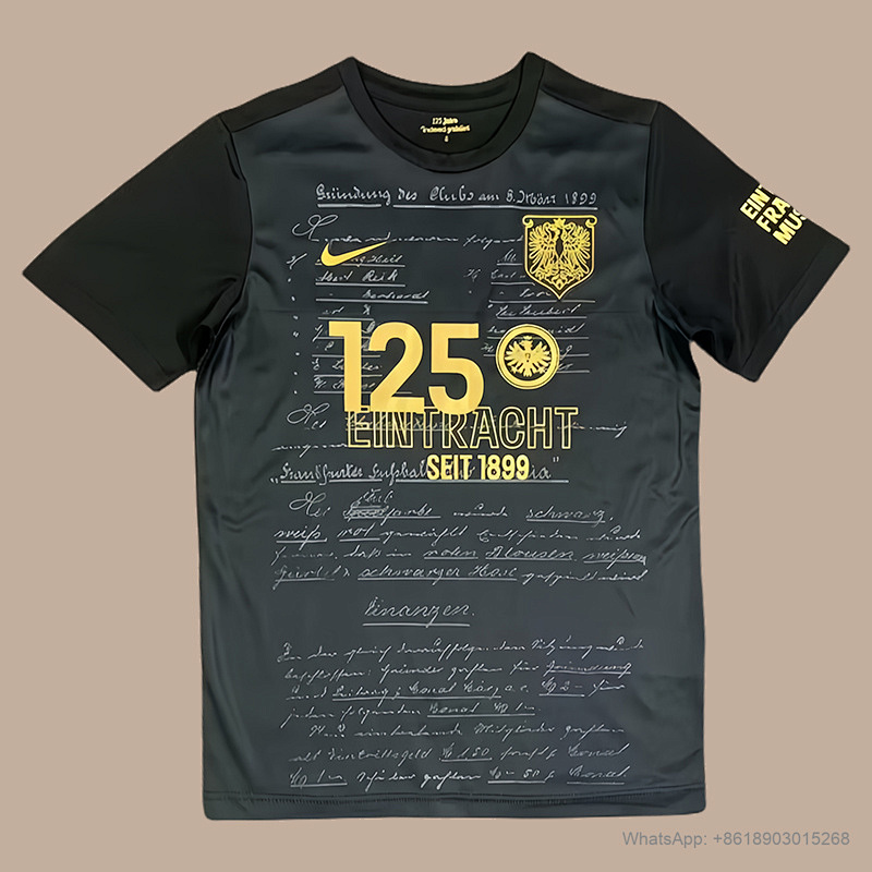 Eintracht Frankfurt Frankfurt 125 years black