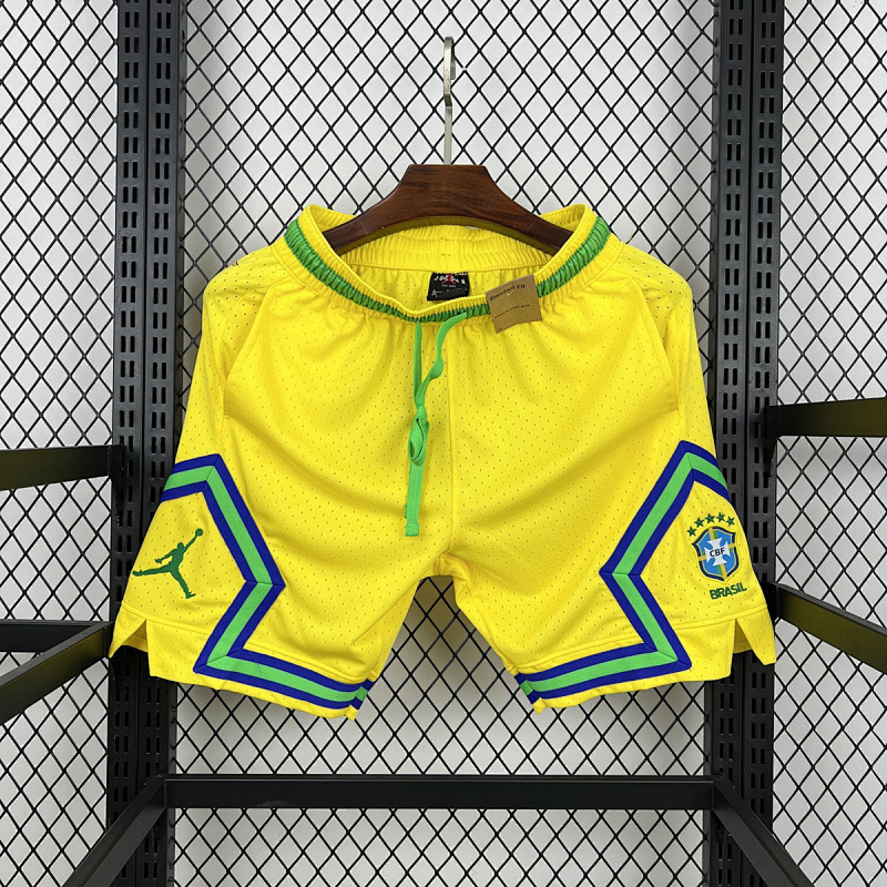 Brasile Brazil Yellow Casual Shorts