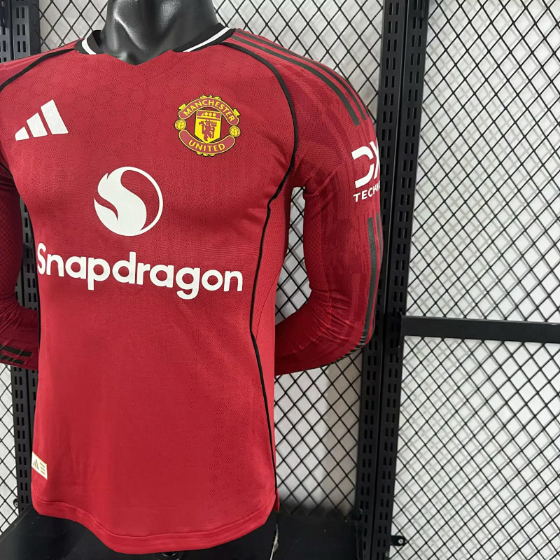 Manchester United 25/26 Manchester United Home Long Sleeve Player 6