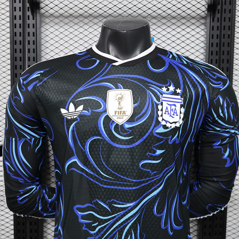 Argentina Argentina Away Long Sleeve Player 10