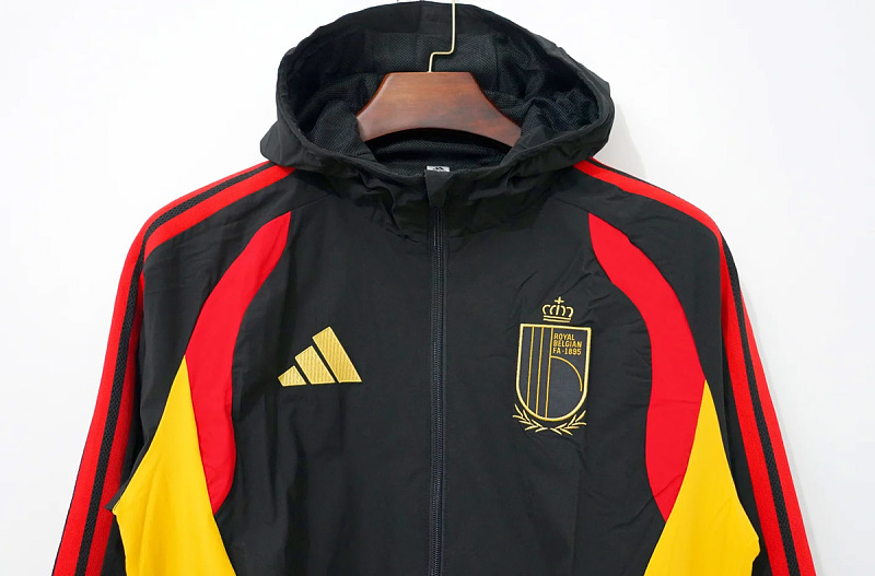 Belgio Belgium Black Red Yellow Windbreaker 8