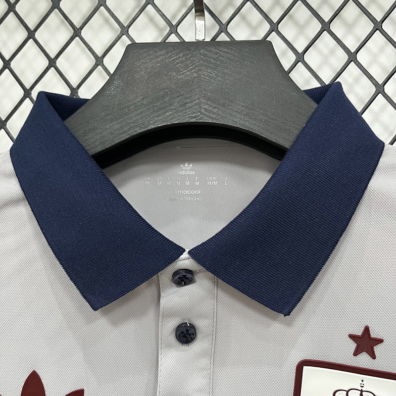 Spagna Spain Grey Navy Red Polo 8
