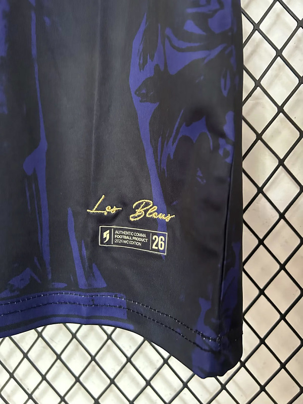 Francia France Special Version Liberty Black Purple Training Shirt 2