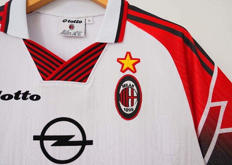 Milan 97/98 AC Milan Special White Red Retro 7