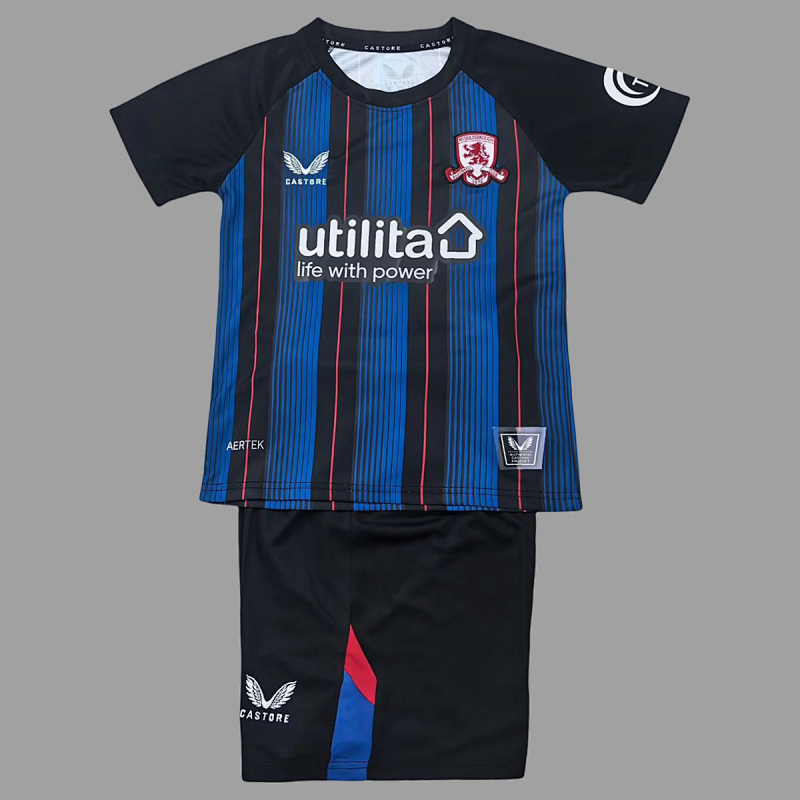 Middlesbrough Soccer 25/26 Middlesbrough Away Kids Size 16-28