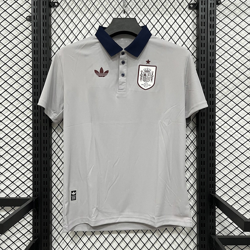 Spagna Spain Grey Navy Red Polo