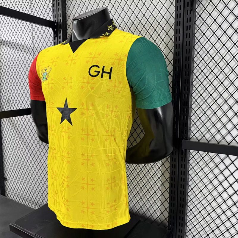 Nazionale Ghana Coat Of Arms Yellow Player 8