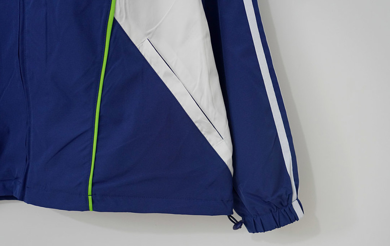 Real Madrid 10/11 Real Madrid Blue White Windbreaker 4