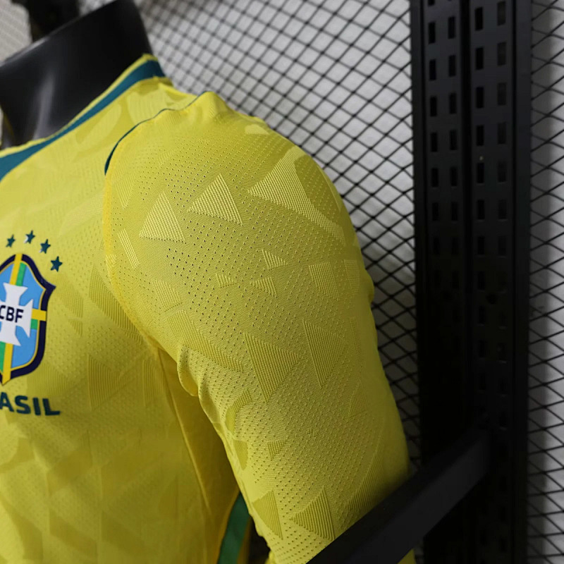 Brasile Brazil Home Player Long Sleeve 8
