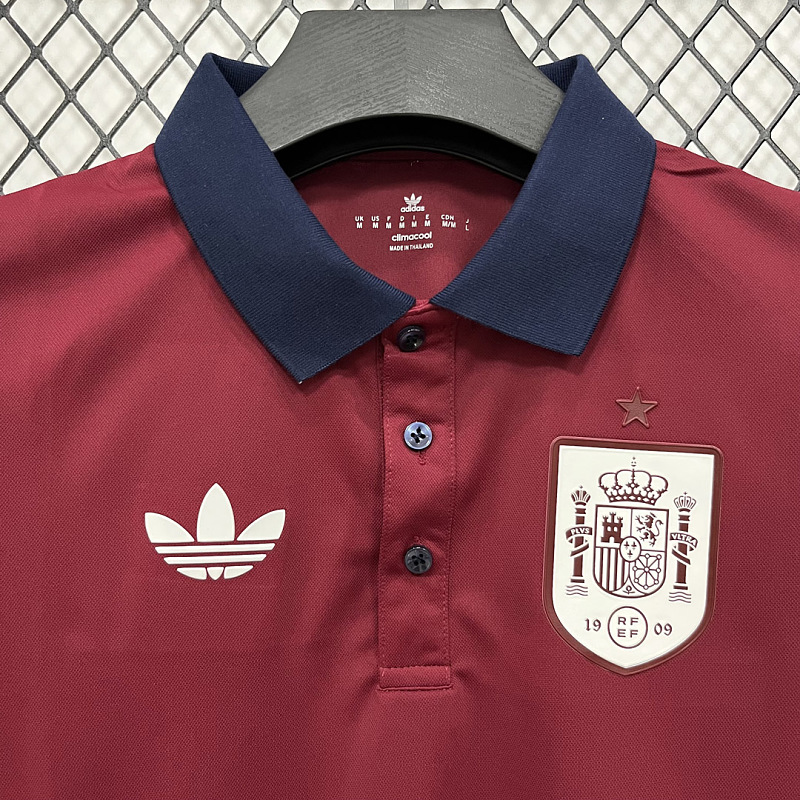 Spagna Spain Red Navy Polo 4