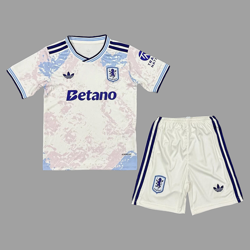 Aston Villa 25/26 Aston Villa Third Kids Size 16-28