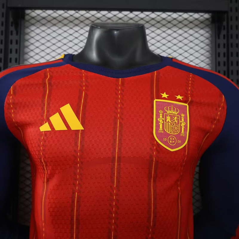 Spagna Spain Home 2 Stars Player Long Sleeve 2