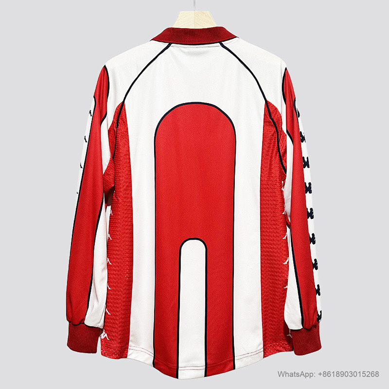 Red Star 99/01 Red Star Belgrade home long sleeve retro size S-2XL 9