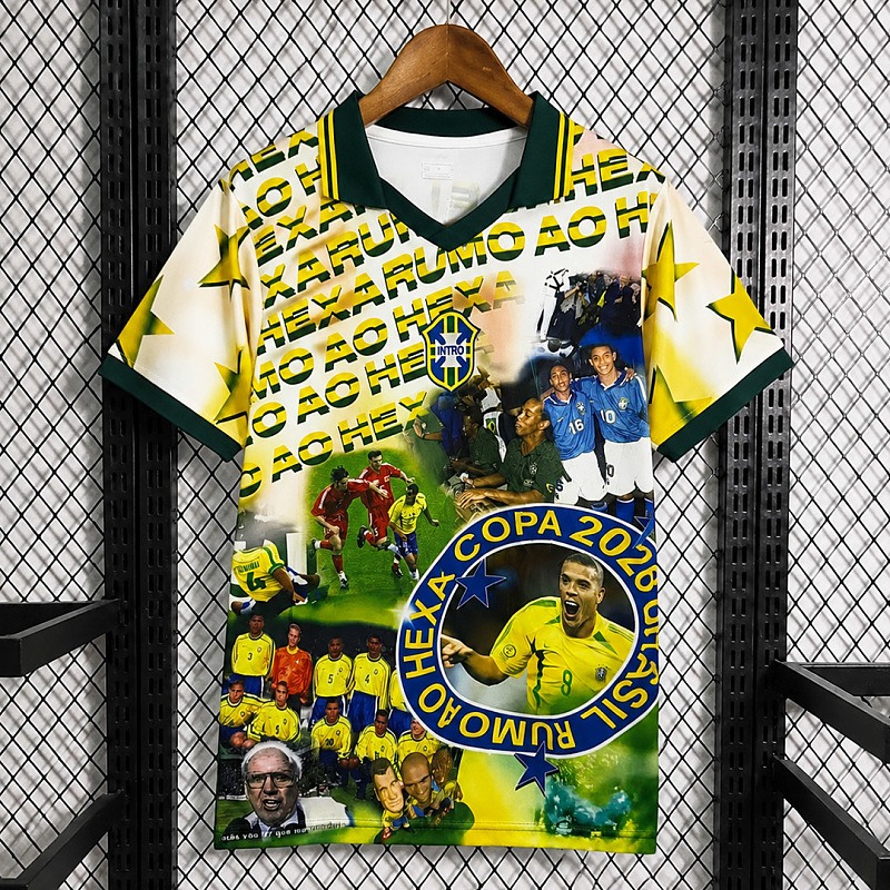 Brasile Brazil Celebrate Pursuit Sixth Title Bootleg
