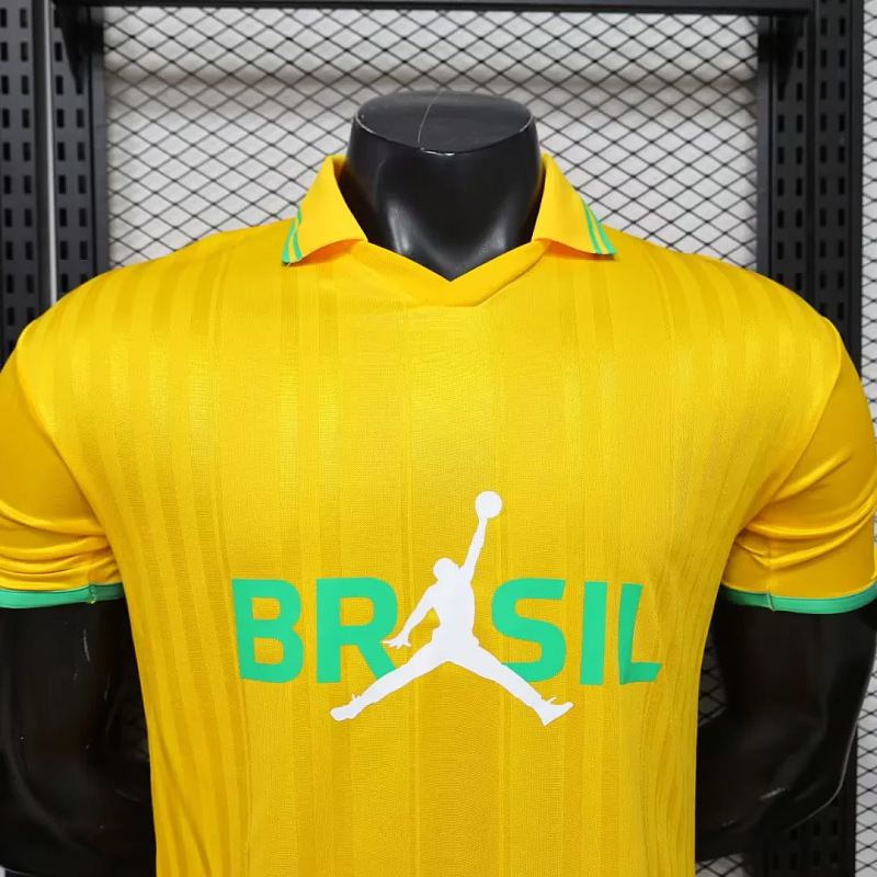 Brasile Brazil Player Varsity Maize Yellow Polo 5