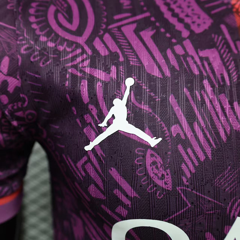 PSG 26/27 PSG Special Edition Purple with Pixel-Style Pattern Player 4