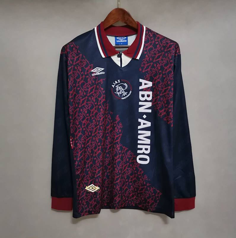 Ajax 94-95 Ajax away royal blue long sleeve