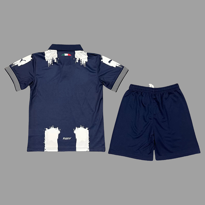 Messico 25/26 Monterrey World Cup Home Kids Size 16-28 2