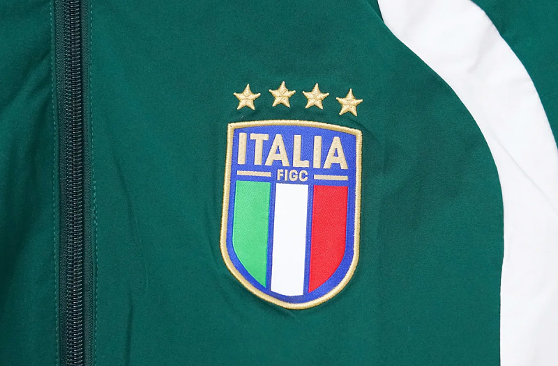 Italia Italy Green Windbreaker 6