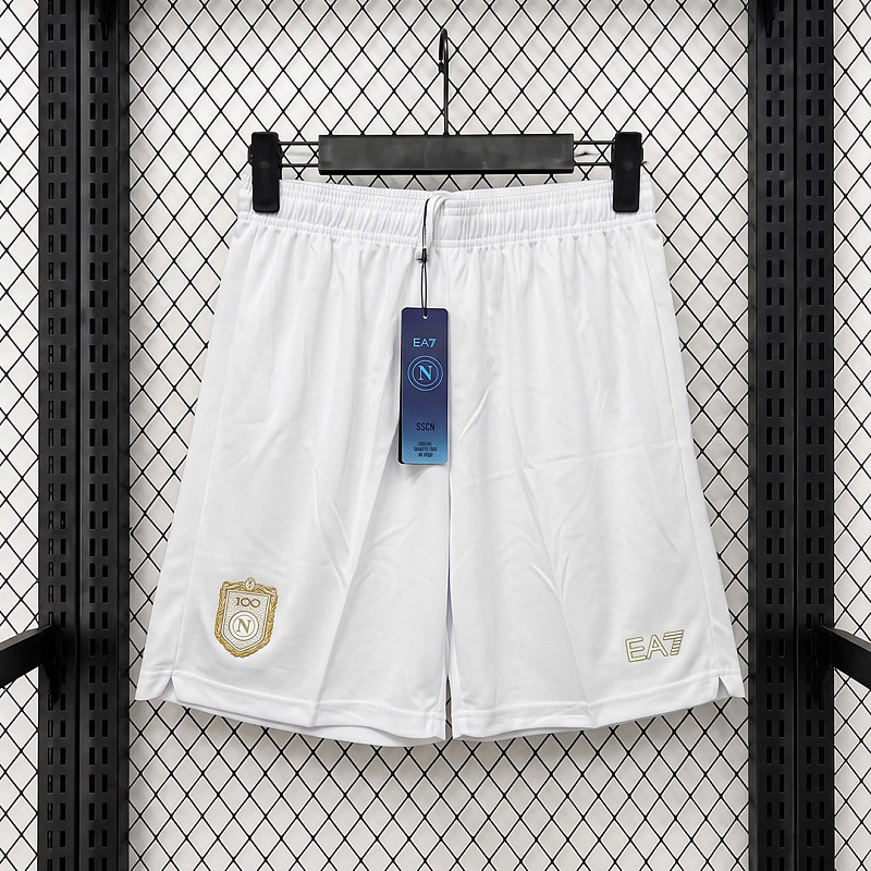 Napoli 26/27 Napoli Home White Soccer Shorts