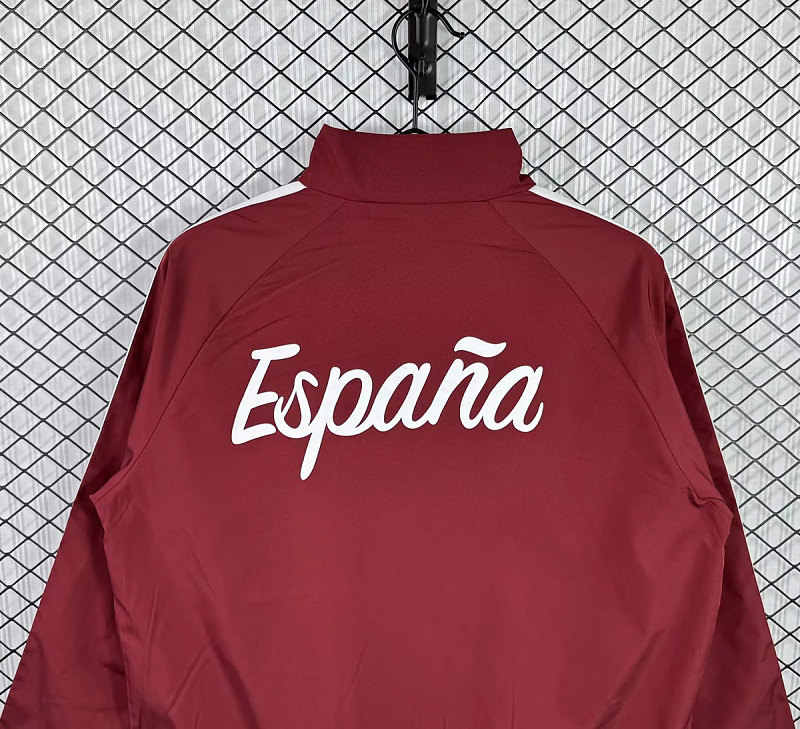Spagna Spain Wine Red Windbreaker 3