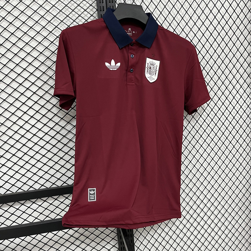 Spagna Spain Red Navy Polo 10