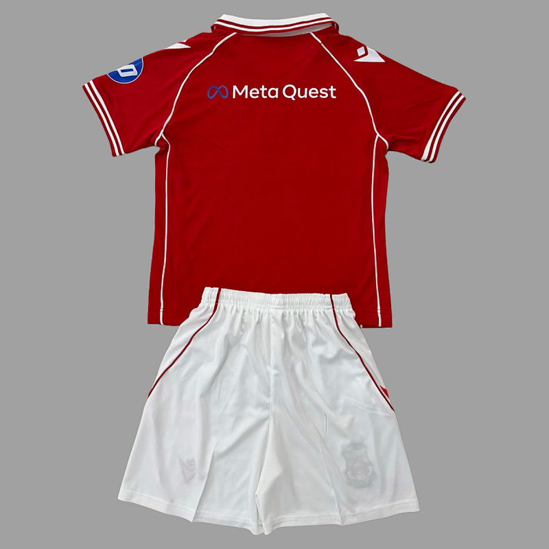 Wrexham Soccer 25/26 Wrexham Home Kids Size 16-28 2
