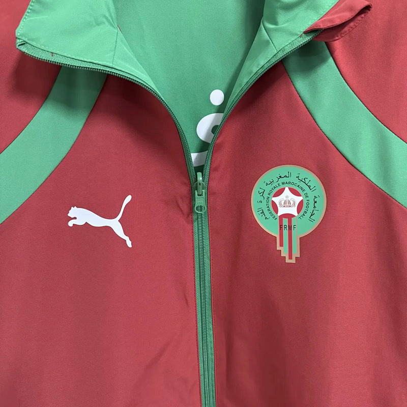 Marocco Morocco Pre-Match Reversible Woven Jacket 6