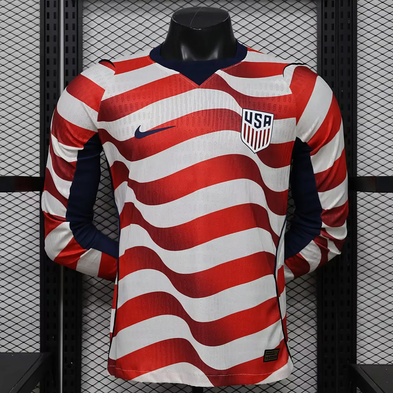 USA USA Home Player Long Sleeve