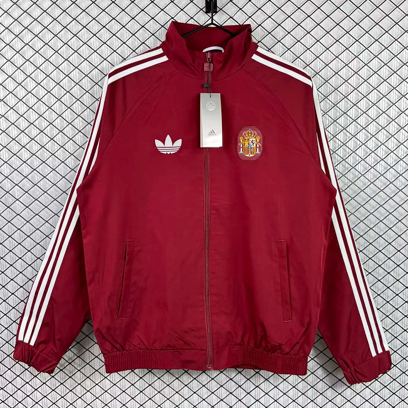 Spagna Spain Wine Red Windbreaker