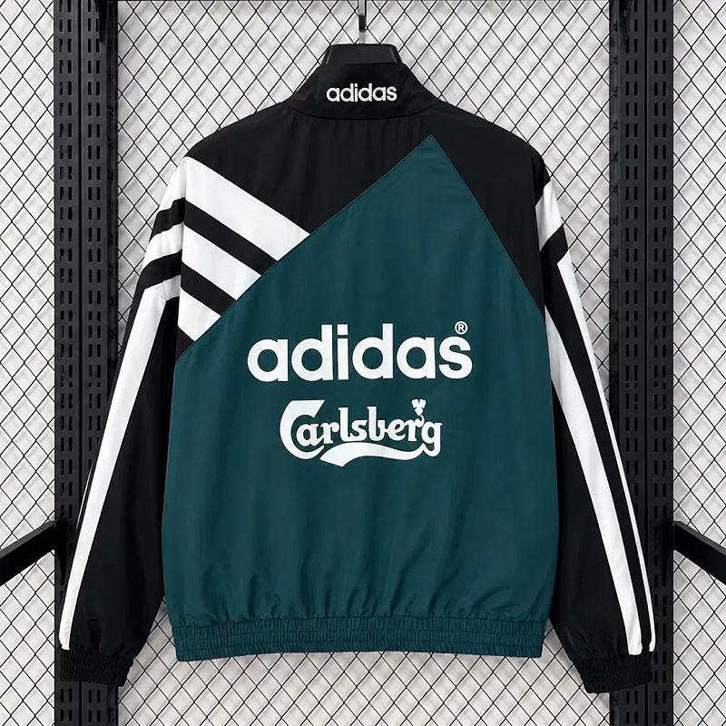 Liverpool 95/96 Liverpool Green Back Track Jacket 6