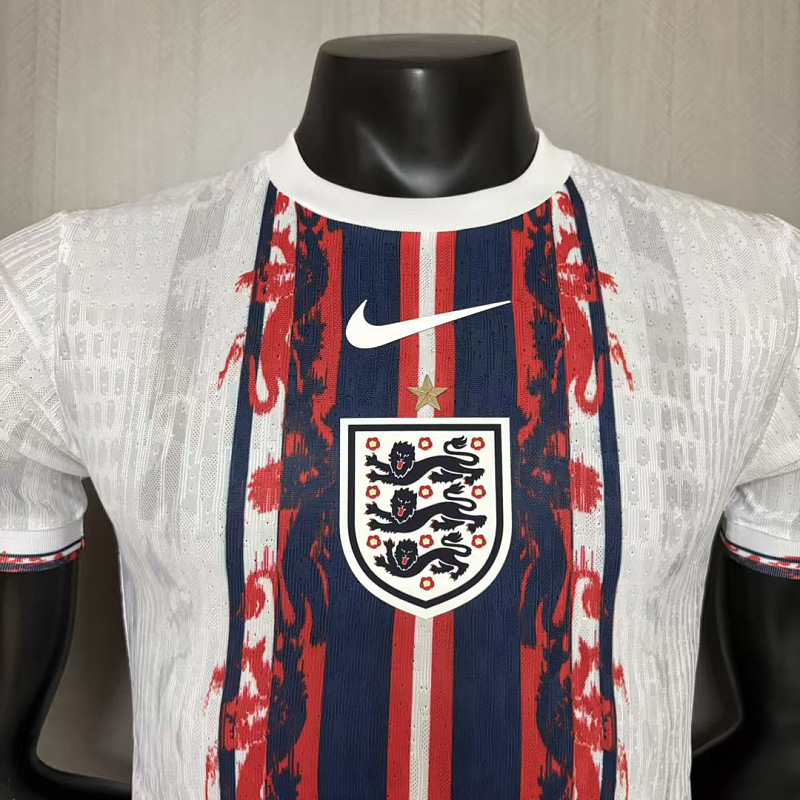 Inghilterra England Special Player White Red 3