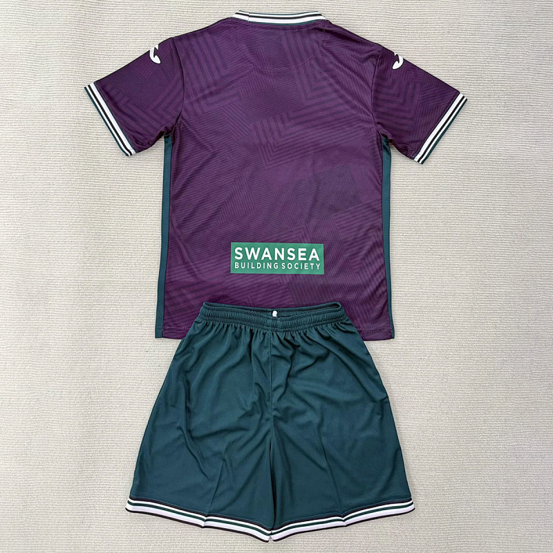 Swansea City 25/26 Swansea City Away Kids Size 16-28 2