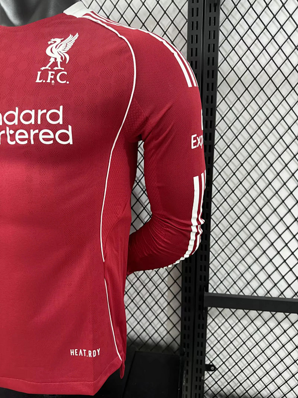 Liverpool 25/26 Liverpool Home Long Sleeve Player 3