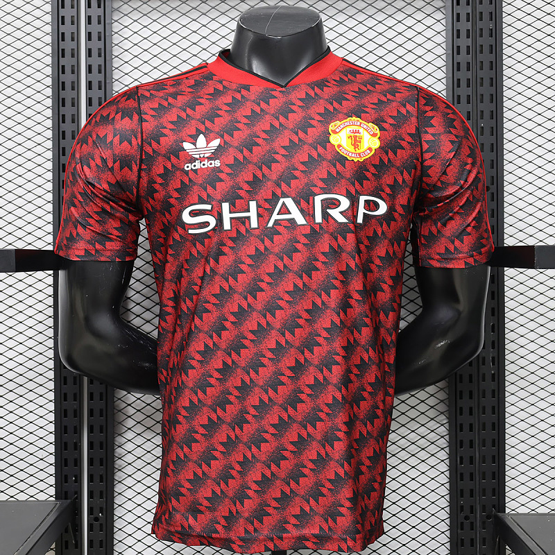 Manchester United 25/26 Manchester United Vintage-Style 90/92 Red Player