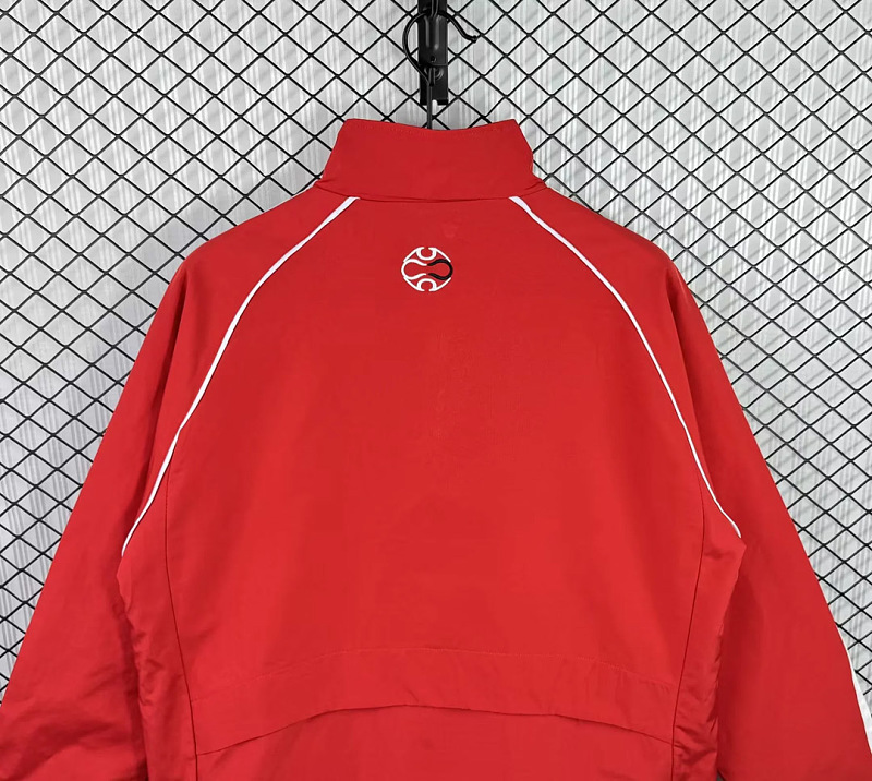 Liverpool 06/07 Liverpool Home Red Windbreaker 4