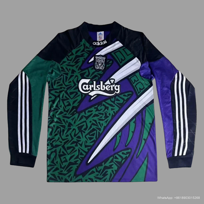 Liverpool 95/96 Liverpool Goalkeeper Purple Long Sleeve Retro